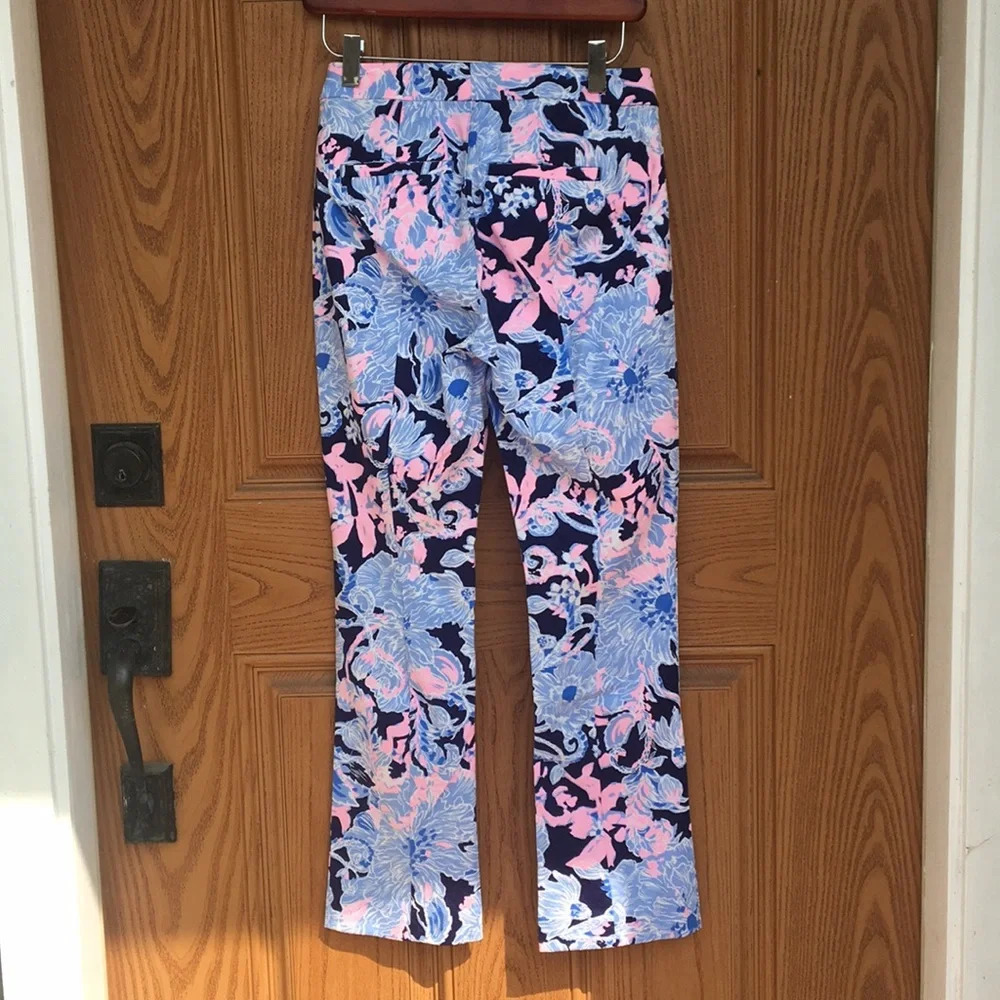 New Lilly Pulitzer Kelly High Rise Crop Flare - Picture 8 of 8